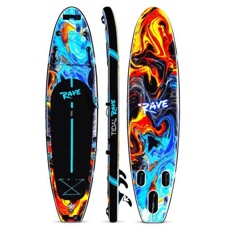 Tidal Rave ACRYLIC Inflatable Paddle Board 10’ 6
